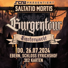 Montag 22.07. Einsendeschluss: .rcn präsentiert Saltatio Mortis, Fr. 26.07.2024, Schloss Eyrichshof, Ebern bei Bamberg