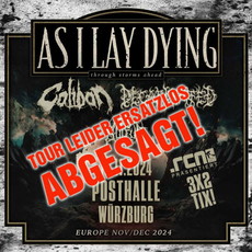 GESAMTE TOUR ABGESAGT: AS I LAY DYING, Fr. 15.11.2024, Würzburg, Posthalle