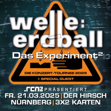 Dienstag Einsendeschluss: .rcn präsentiert: WELLE:ERDBALL, Fr. 21.03.2025, Nürnberg, der Hirsch