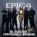 Auch neu im Verlosungstopf: .rcn präsentiert EPICA, Sa. 28.06.2025, WÜ-Posthalle
