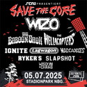 Mittwoch Mittag Einsendeschluss .rcn präsentiert: SAVE THE CORE, Sa. 05.07.2025, Nürnberg, Stadionpark