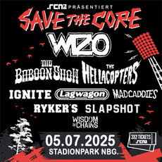 Mittwoch Mittag Einsendeschluss .rcn präsentiert: SAVE THE CORE, Sa. 05.07.2025, Nürnberg, Stadionpark