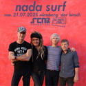 Neue Verlosung: .rcn präsentiert: NADA SURF, Mo. 21.07.2025, Nürnberg, Der Hirsch