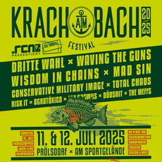 Dienstag Einsendeschluss .rcn präsentiert: KRACH AM BACH, Fr. 11.07./Sa. 12.07.2025, Prölsdorf, Sportgelände