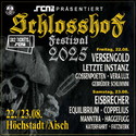 Neue Verlosung: .rcn präsentiert: SCHLOSSHOF FESTIVAL 2025, Fr/Sa 22/23.08.2025, Höchstadt/Aisch