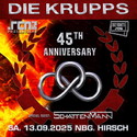 Neu bei unseren Verlosungen: .rcn präsentiert DIE KRUPPS, Sa. 13.09.2025, Nürnberg, Der Hirsch