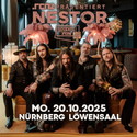 NEU IM VERLOSUNGSTOPF: .rcn präsentiert: NESTOR, Mo. 20.10.2025, NBG. LÖWENSAAL
