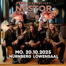 NEU IM VERLOSUNGSTOPF: .rcn präsentiert: NESTOR, Mo. 20.10.2025, NBG. LÖWENSAAL