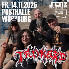 Morgen Donnerstag (13.11.) Einsendeschluss: .rcn präsentiert TANKARD, Fr., 14.11.2025, Würzburg, Posthalle