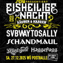 Heute, Sonntag, 21.12., Einsendeschluss: .rcn präsentiert: EISHEILIGE NACHT 2025, SA. 27.12.2025, WÜ - POSTHALLE