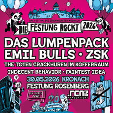Fast ausverkauft: .rcn präsentiert: DIE FESTUNG ROCKT 2026, Sa. 30.05.2026, Kronach