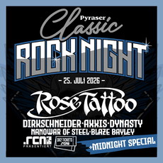 Hardrock-Bierfest: .rcn präsentiert: PYRASER CLASSIC ROCK 2026, Sa. 25.07.2026, Pyras, Brauereigutshof